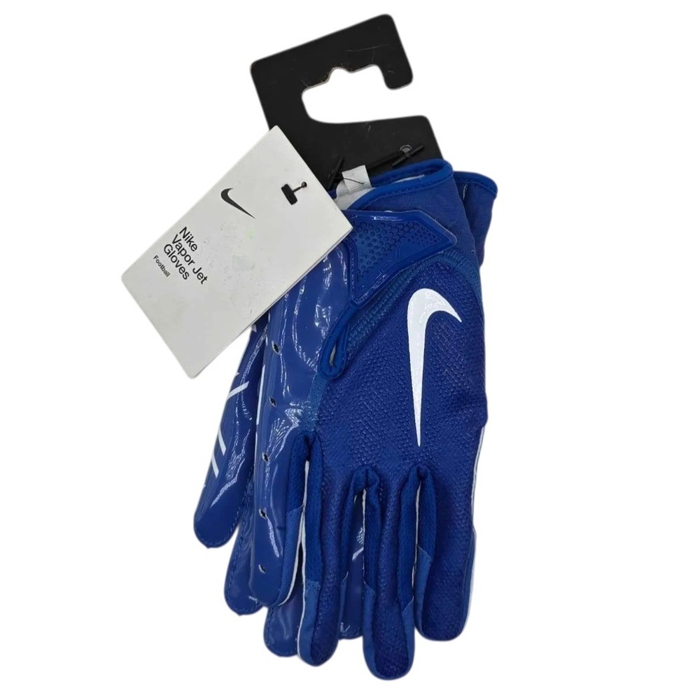 Nike Vapor Jet 7.0 Football Receiver Gloves Size Small Royal Blue White NWT